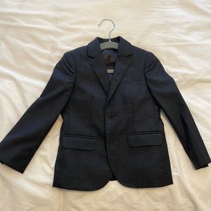NWT Crewcuts/J. Crew boys gray wool Ludlow blazer/suit jacket